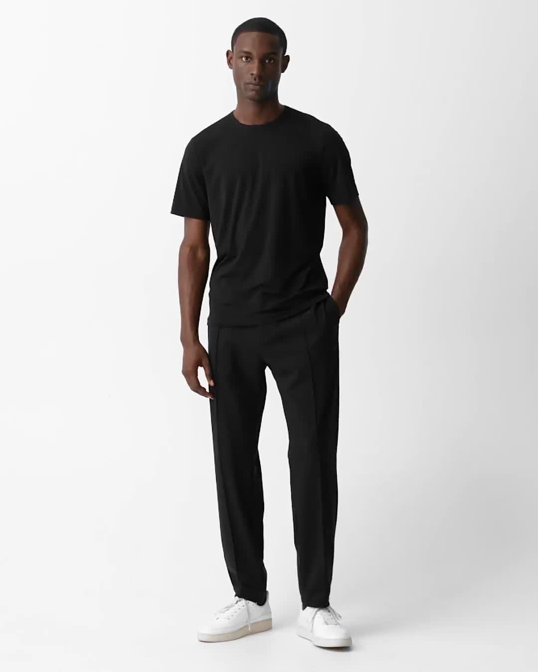 Crewneck Tee in Perform Jersey - 8