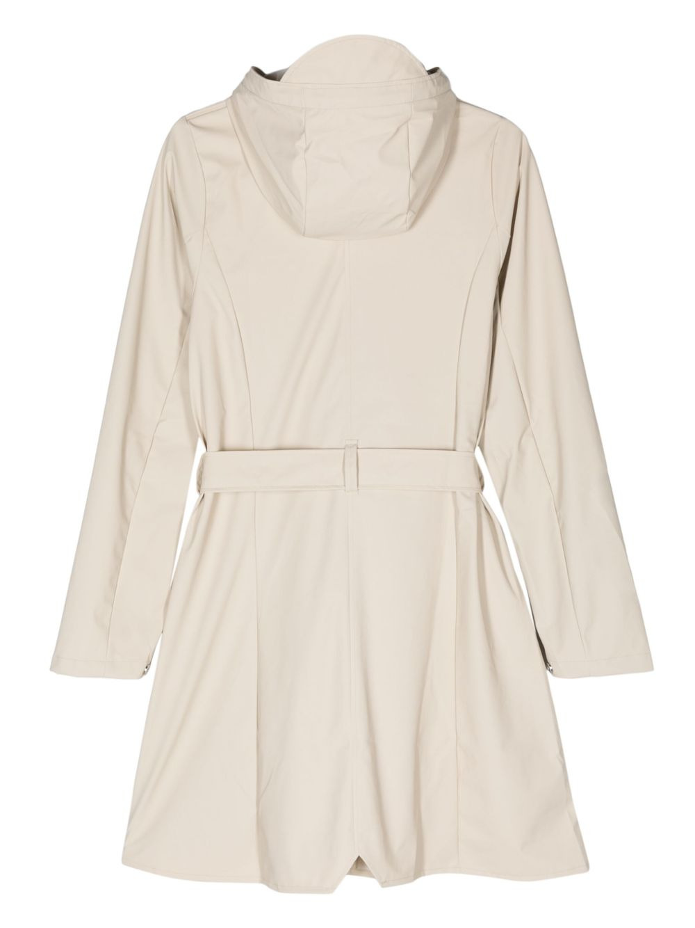 Curve W hooded raincoat - 2
