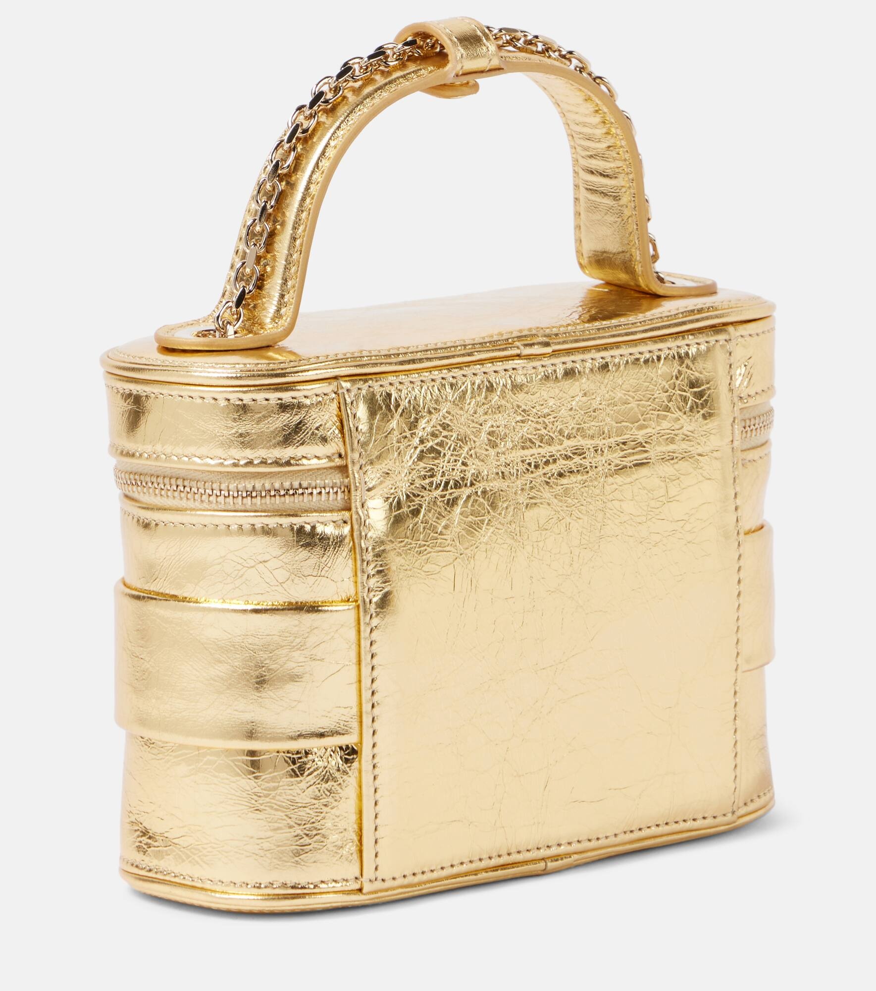Vanity Très Vivier Micro leather vanity bag - 4