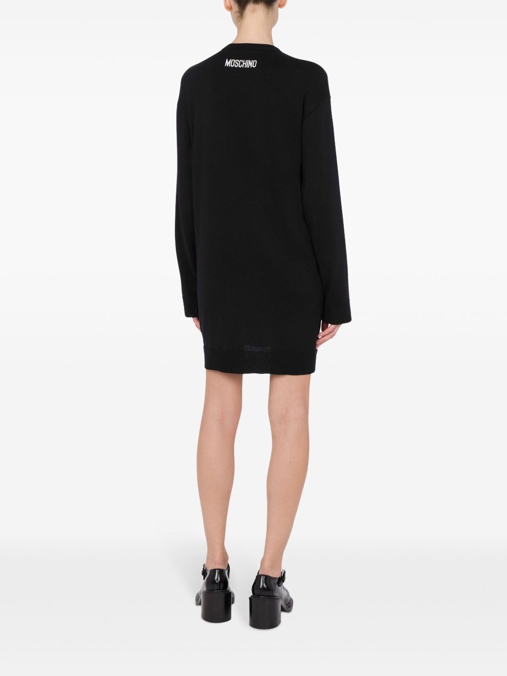 goose-motif mini dress - 3