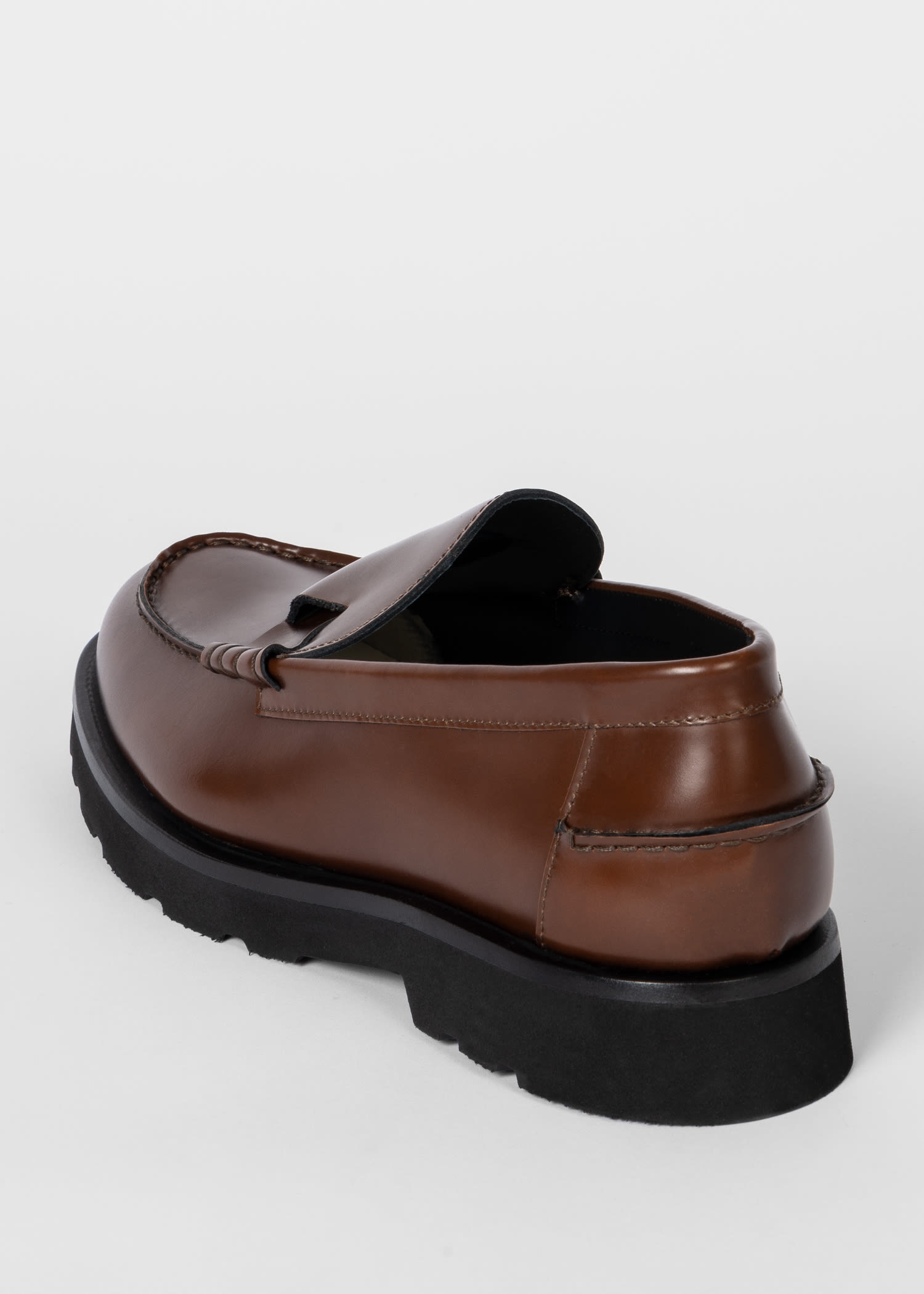 【関税込み】Paul Smith ブラウン Mayfield ローファー Paul Smith Leather 'Mayfield' Loafers | REVERSIBLE