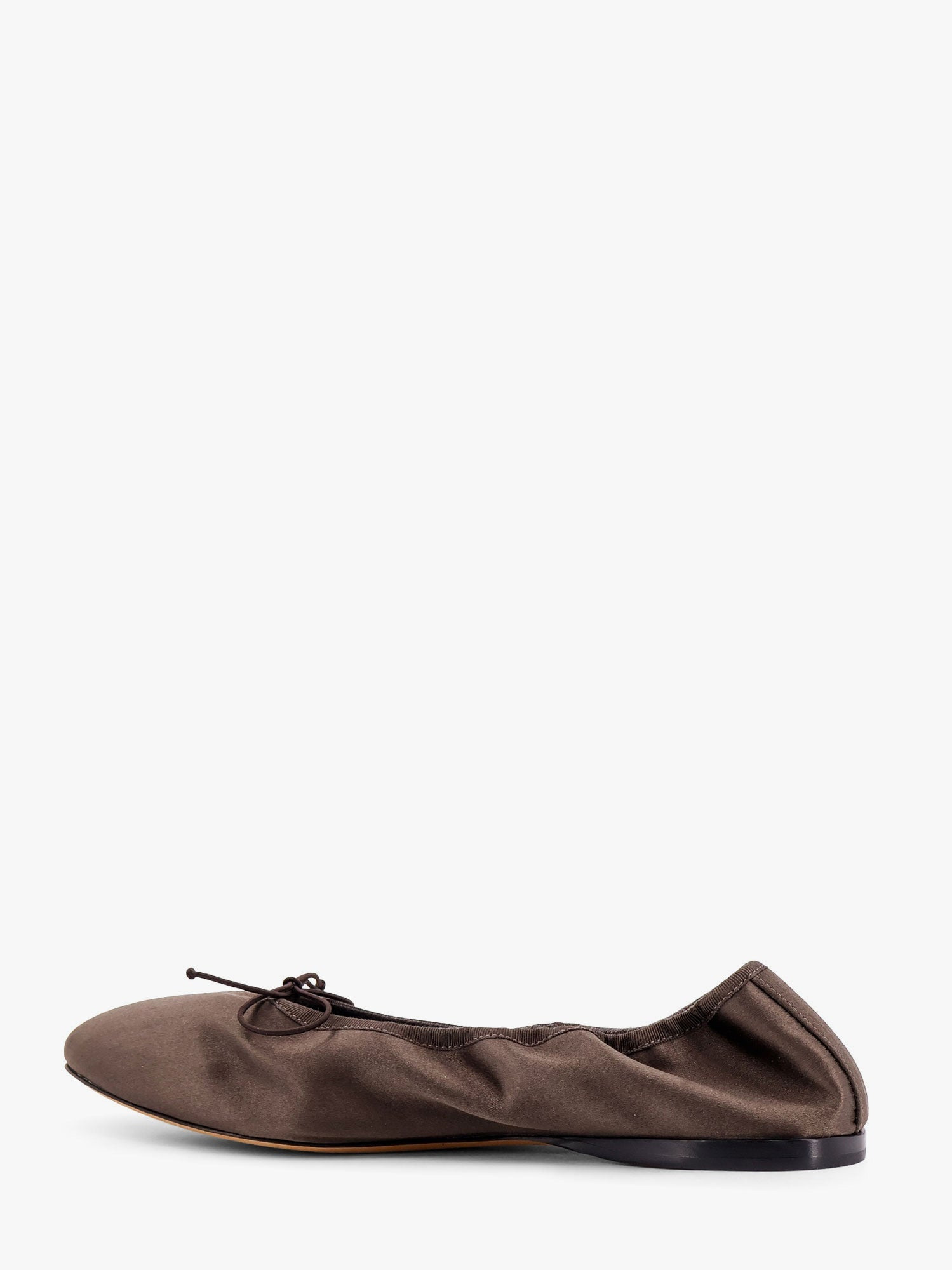 Awar Flat Satin Ballerinas - 4