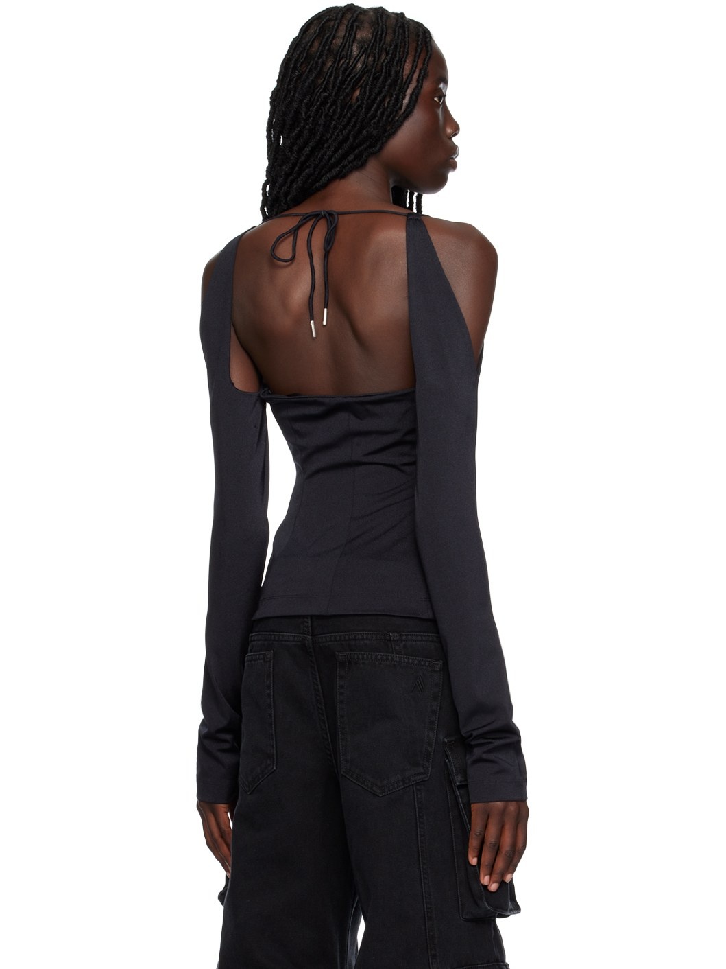 Black Zane Blouse - 3