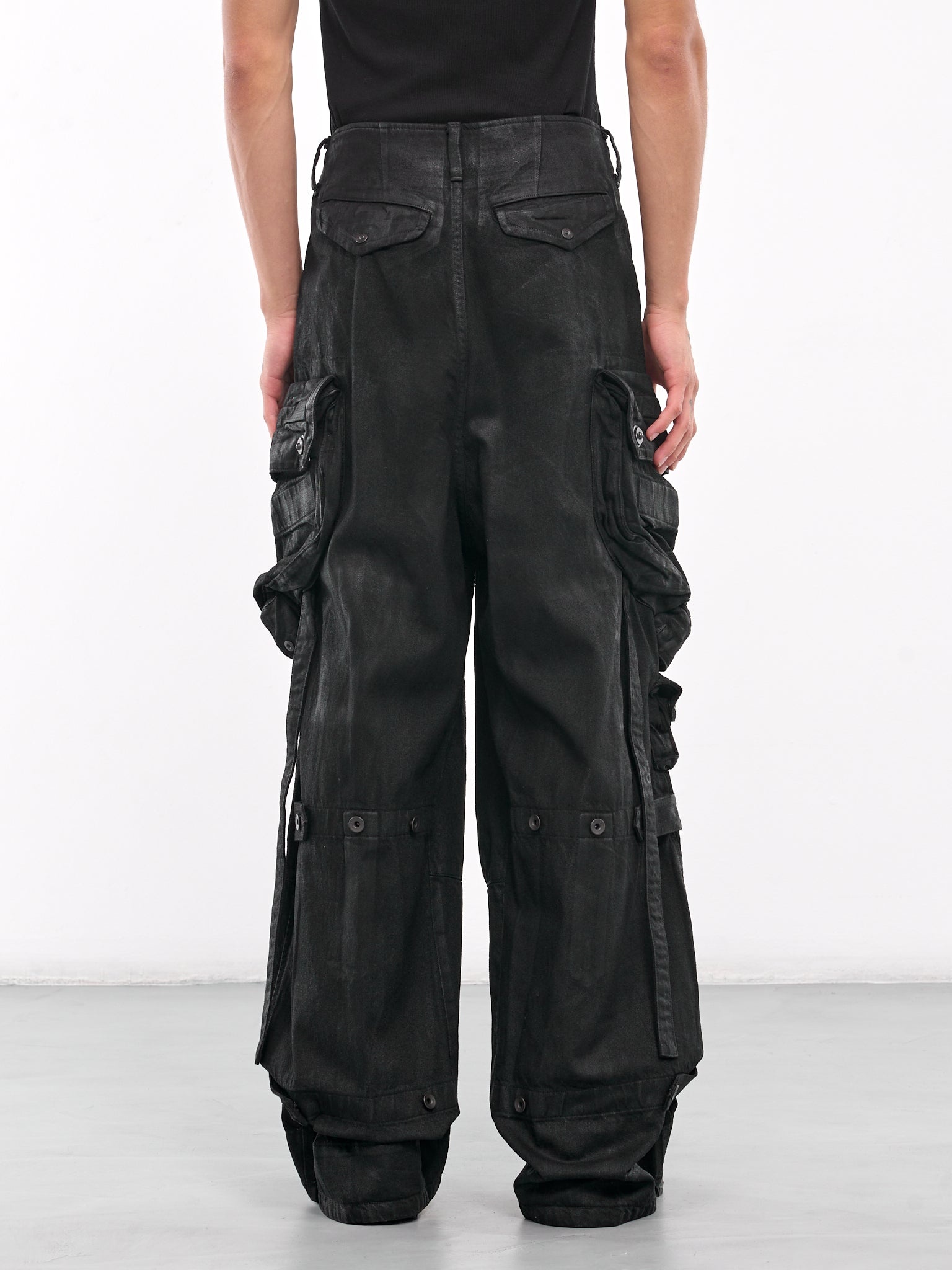 Waxed Cargo Pants - 3