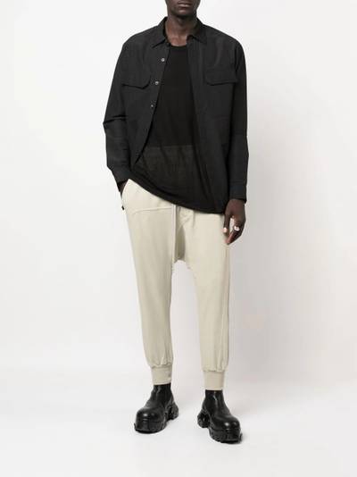 Rick Owens DRKSHDW drawstring-waist drop-crotch trousers outlook