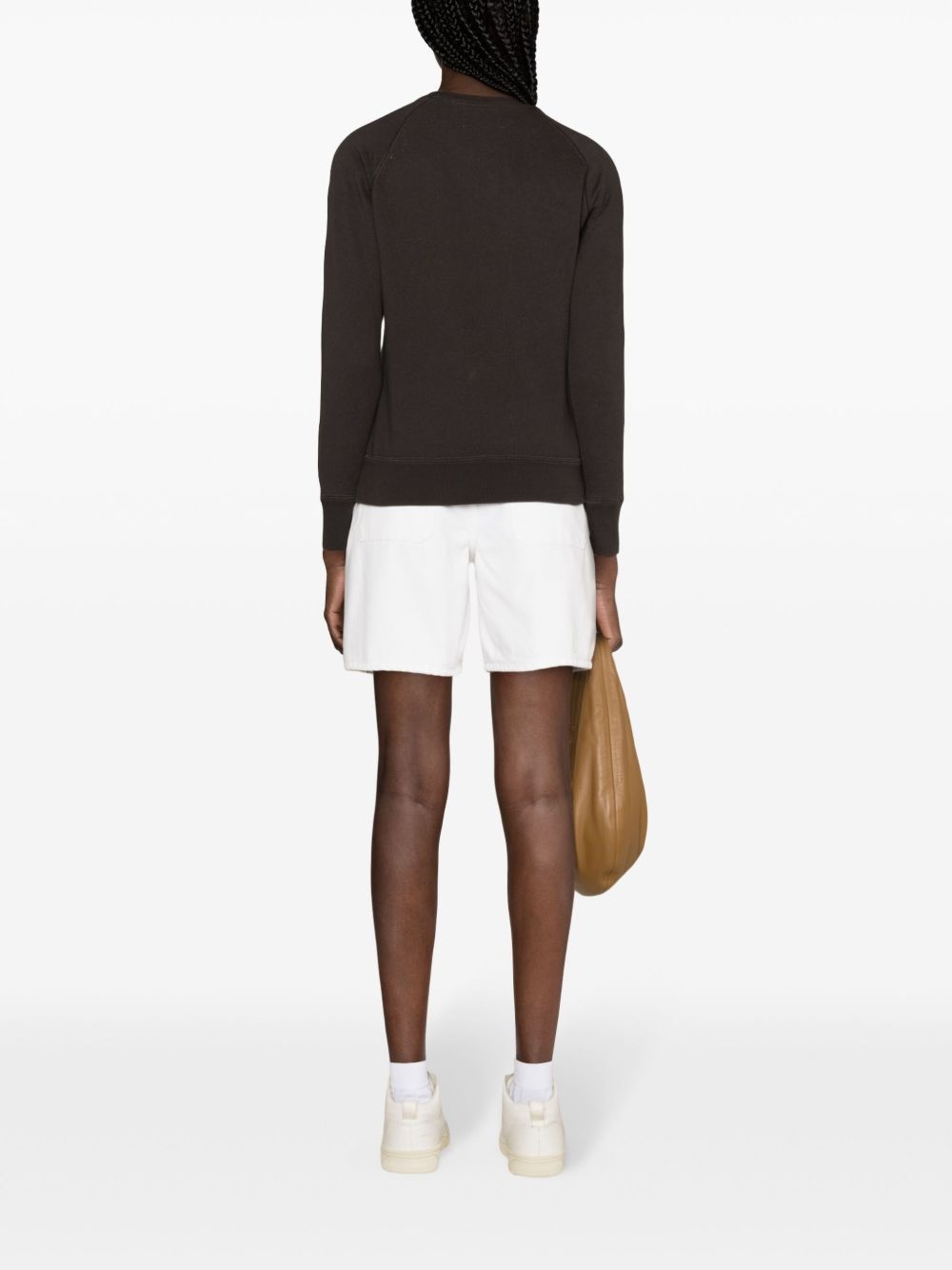 Milla logo-flocked sweatshirt - 4