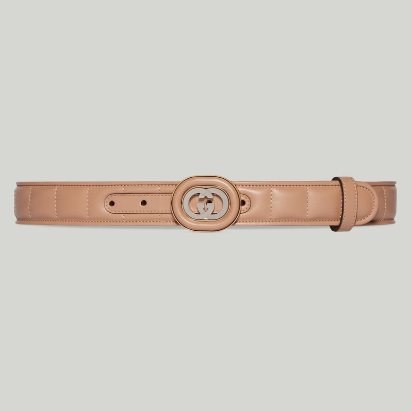 Belt with Interlocking G buckle 1