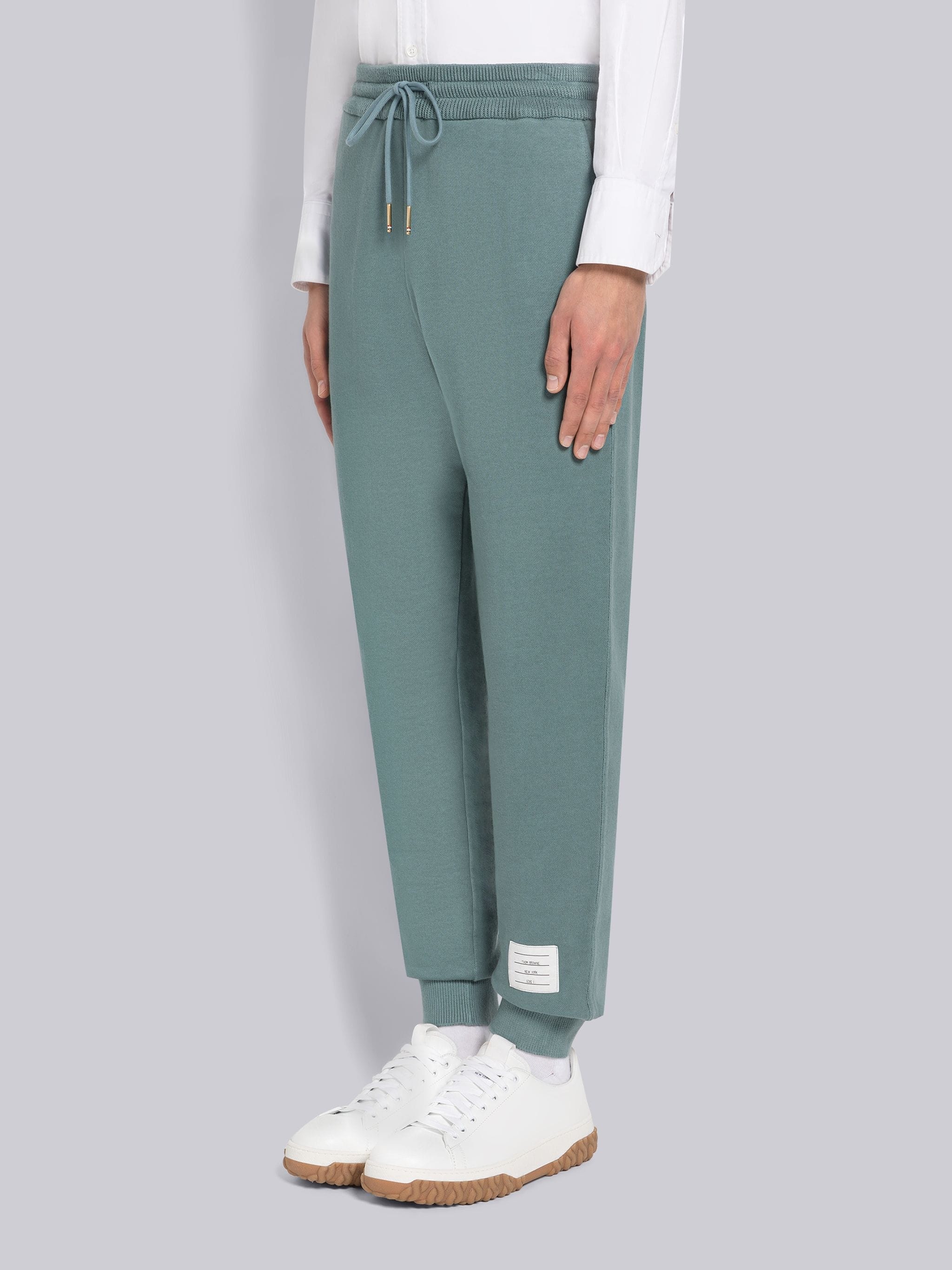 Solid Loopback Topstitch Garment Dyed Sweatpants - 2
