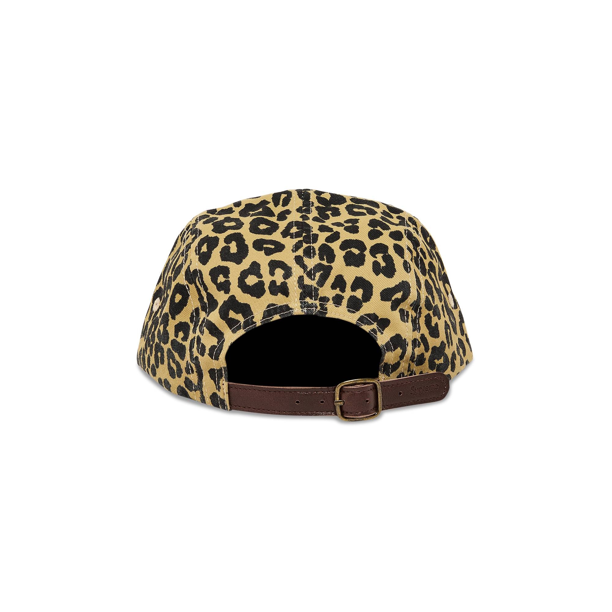 Supreme Supreme Washed Chino Twill Camp Cap 'Leopard' | REVERSIBLE