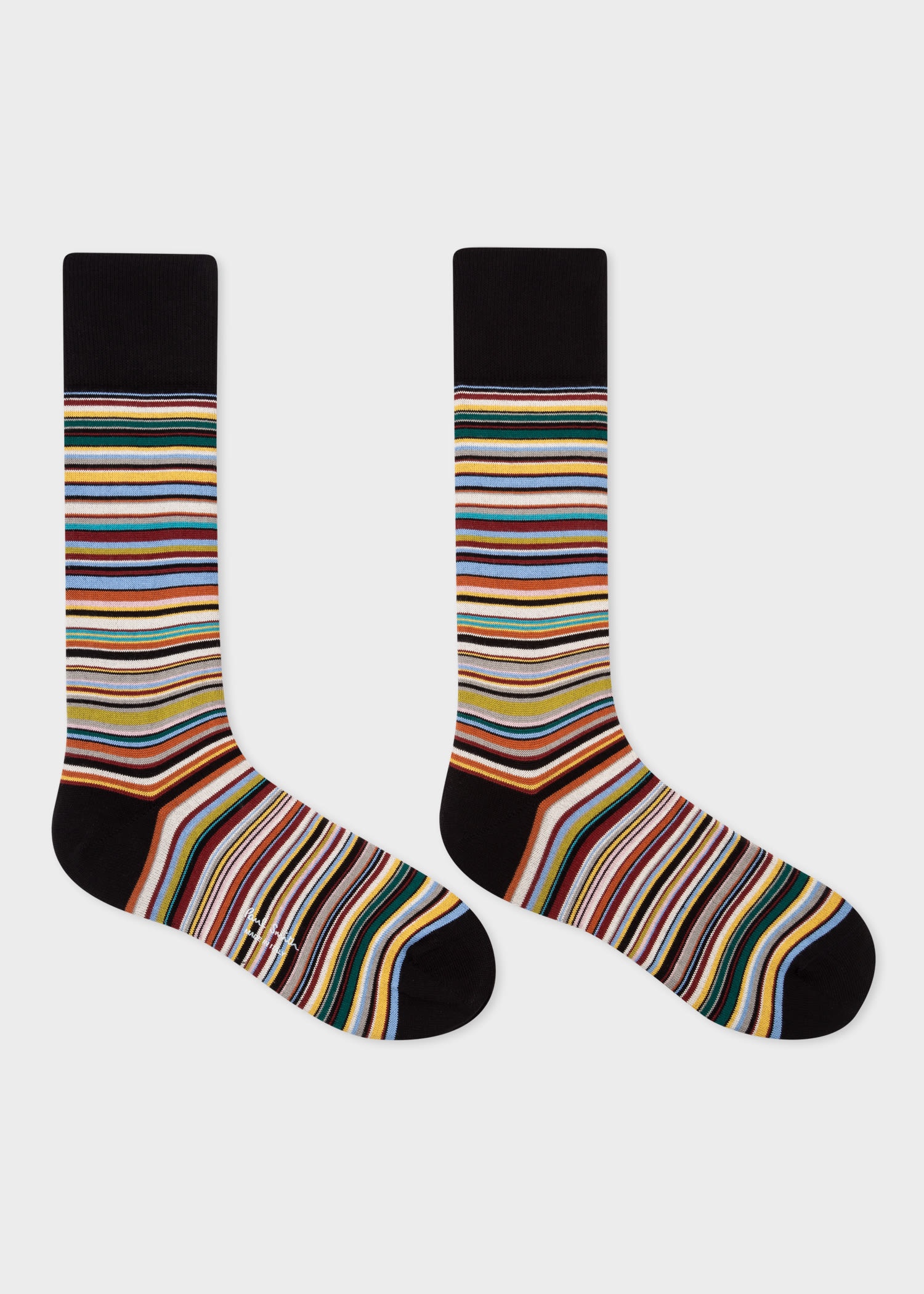 'Signature Stripe' Socks & Keyring Gift Set - 3