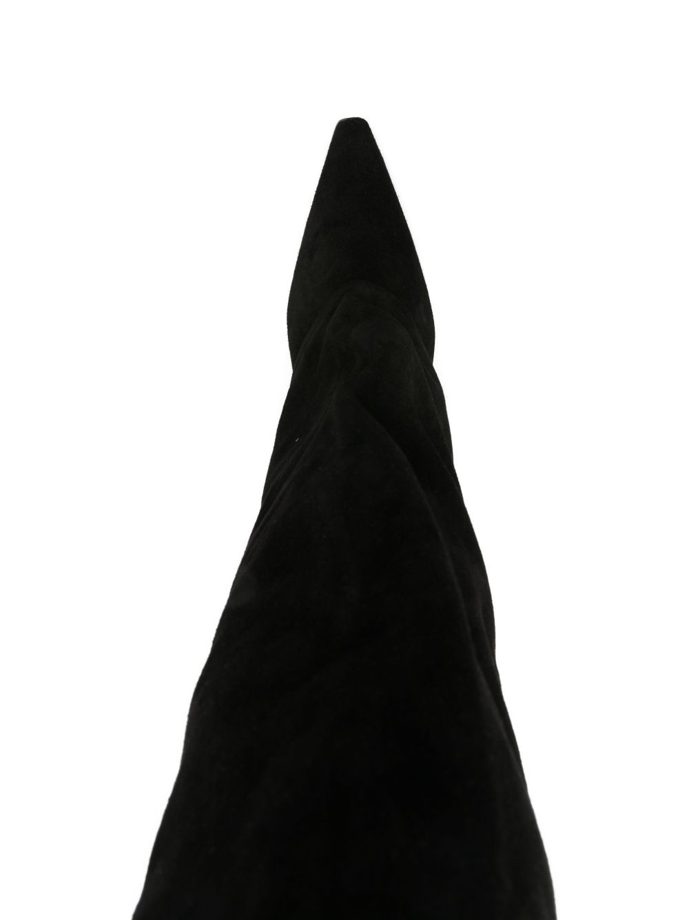 pointed suede boots - 4