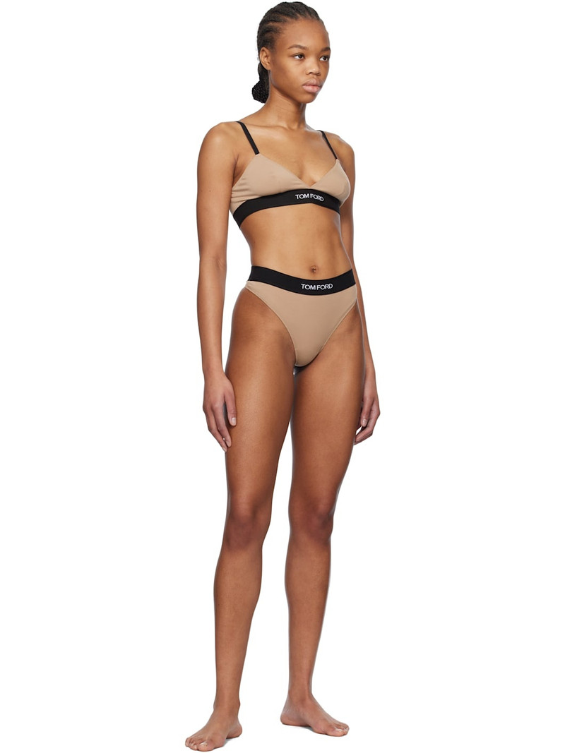 TOM FORD Beige Modal Signature Bra outlook