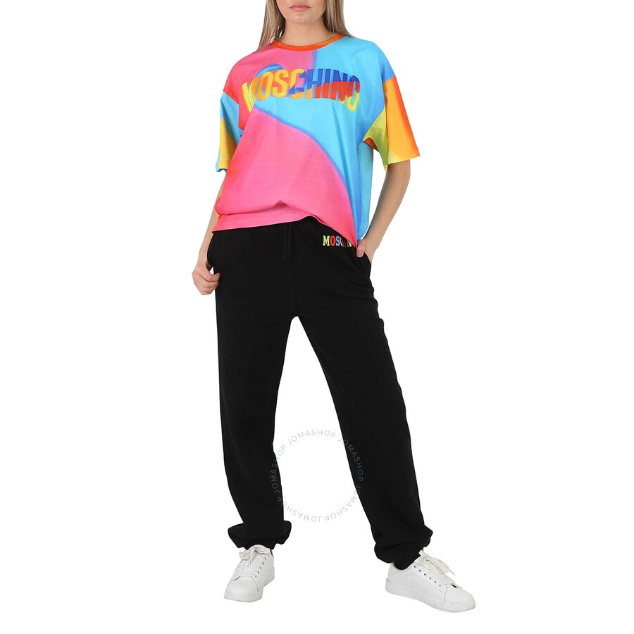 Moschino Logo-Print Oversized T-Shirt - 6