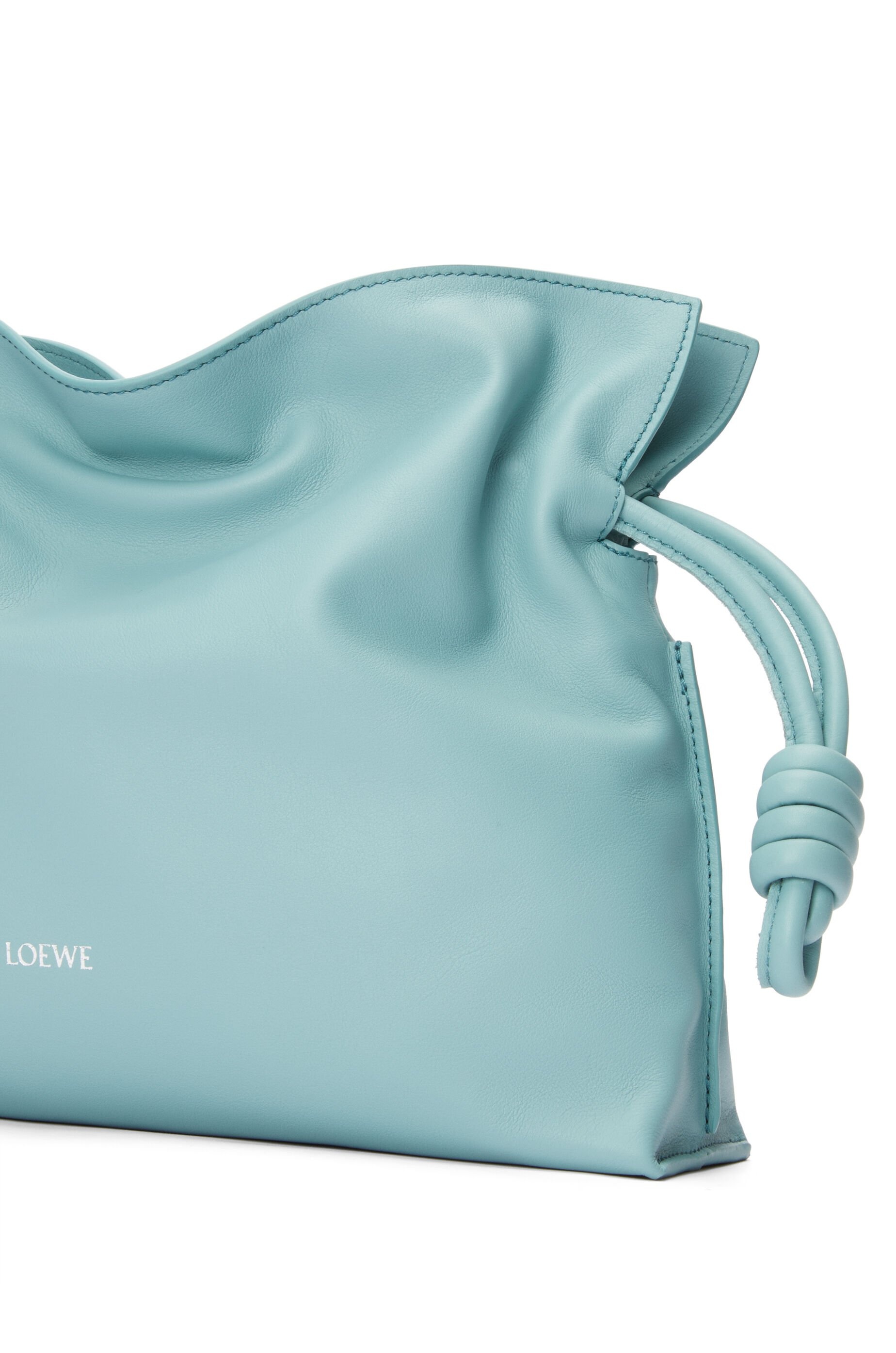 Medium Flamenco clutch in nappa calfskin - 8