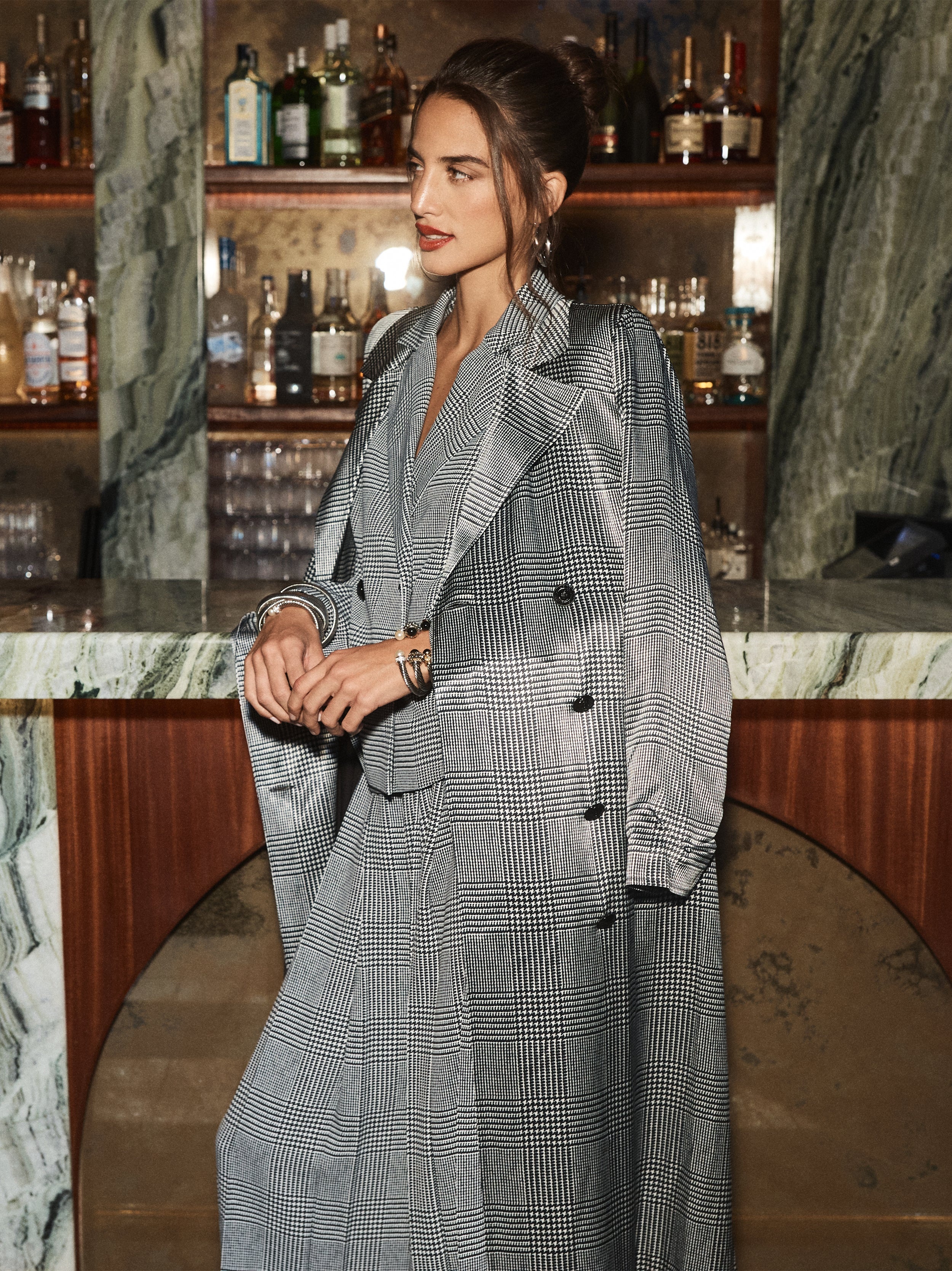 Moda Satin Trench Coat - 6