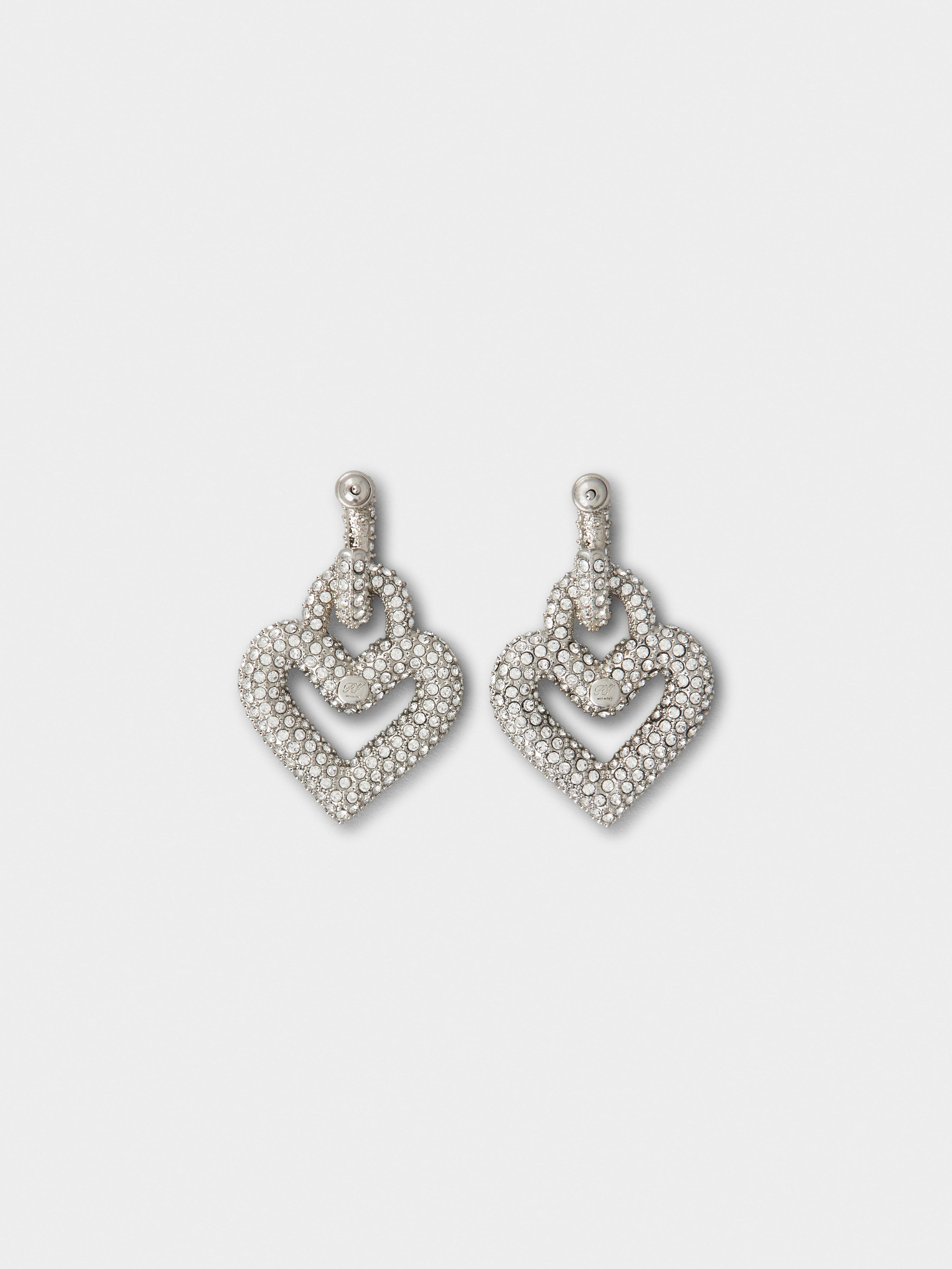 Heart Strass Earrings - 3