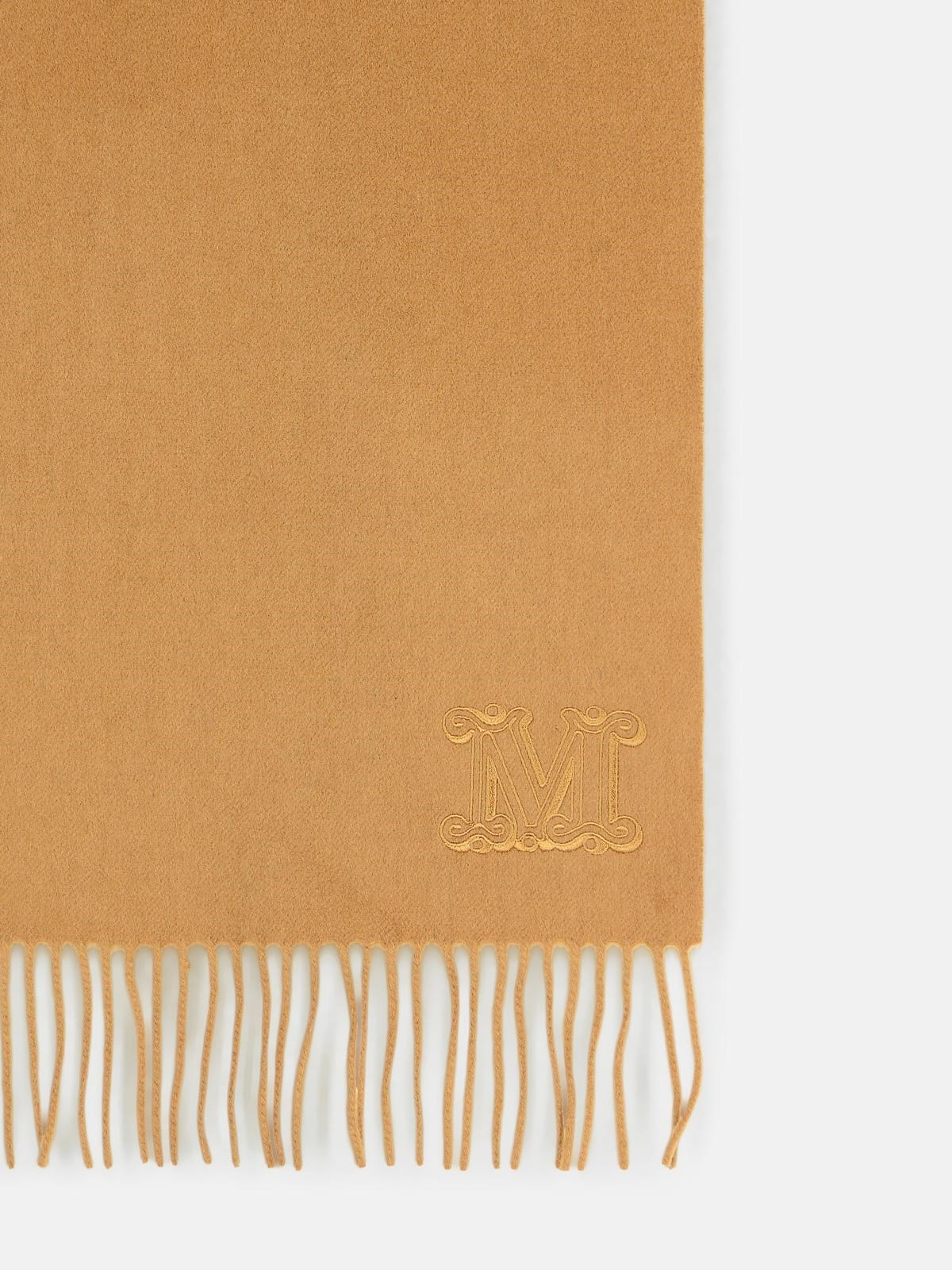 'WSDALIA' BEIGE CASHMERE SCARF - 3