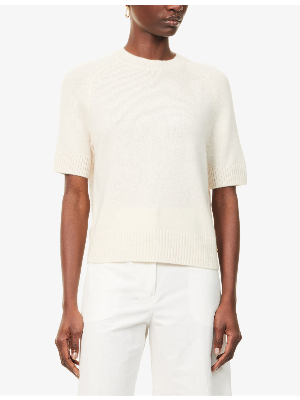Jackson Short-Sleeves Cashmere Jumper - 3