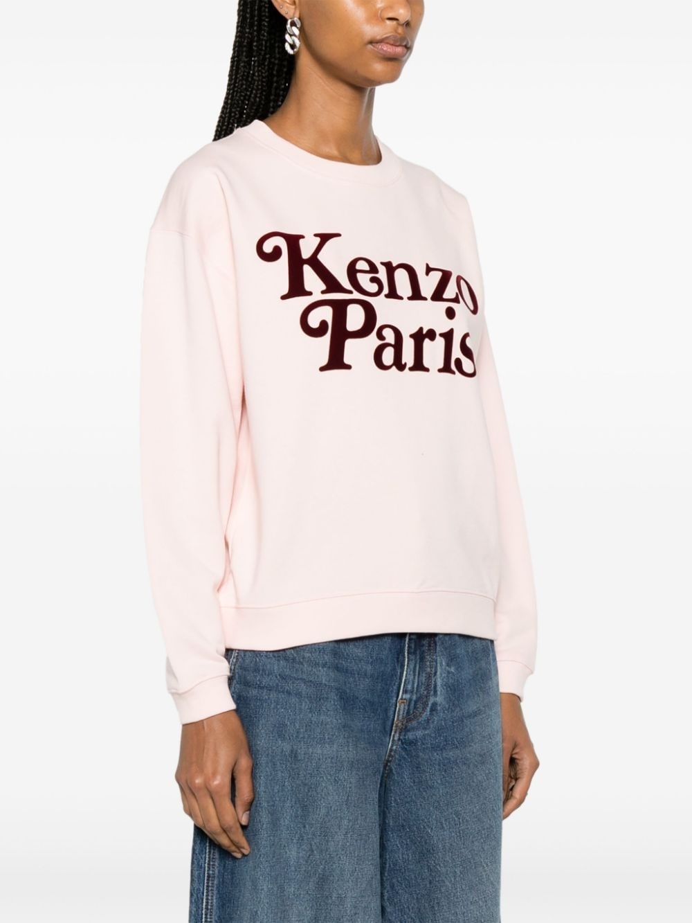 Verdy flocked-logo sweatshirt - 3