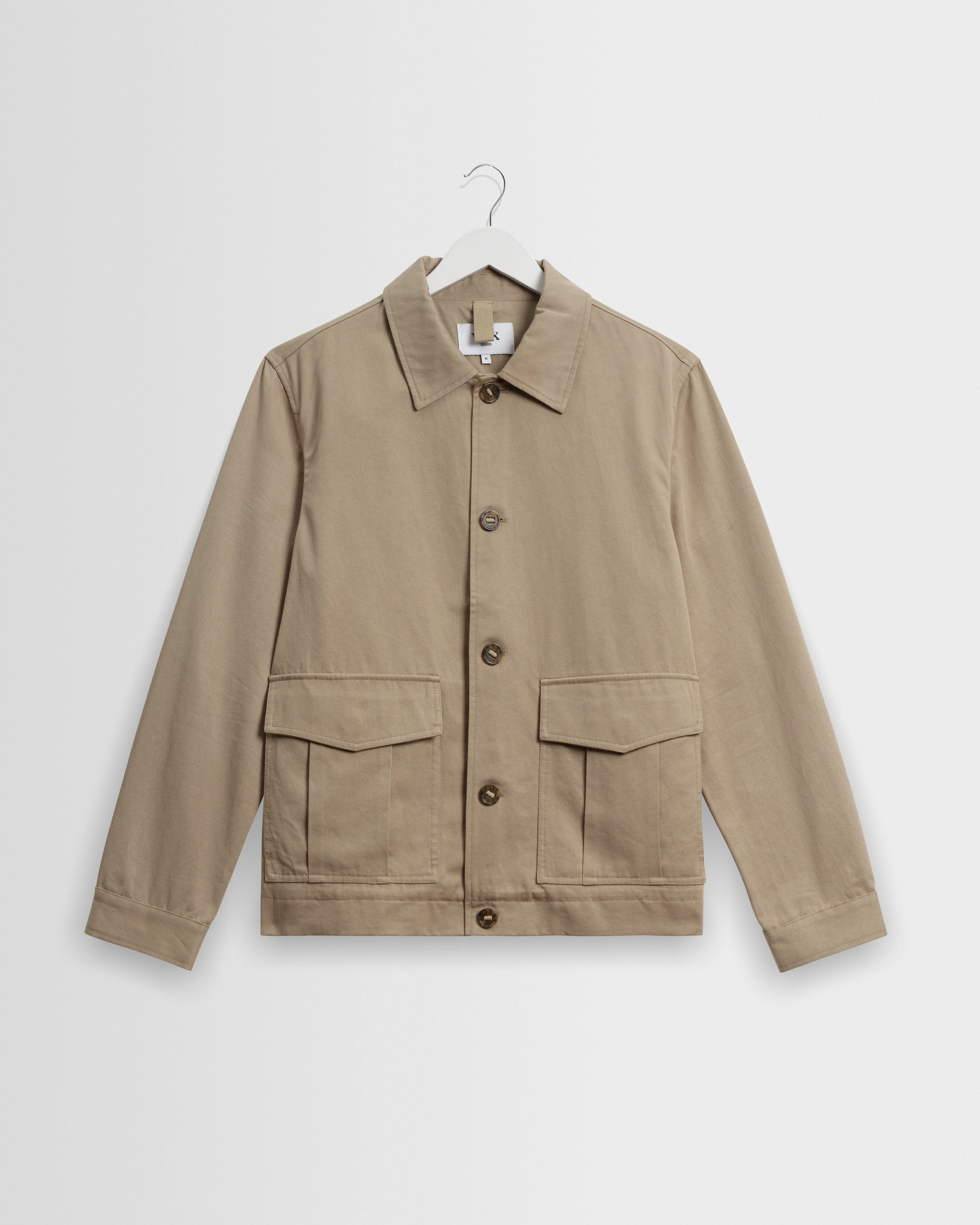 Strand - Beige Cotton Tencel Twill Jacket - 1