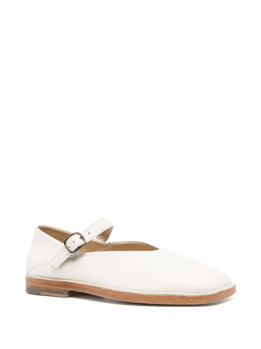 square-toe ballet flats - 2