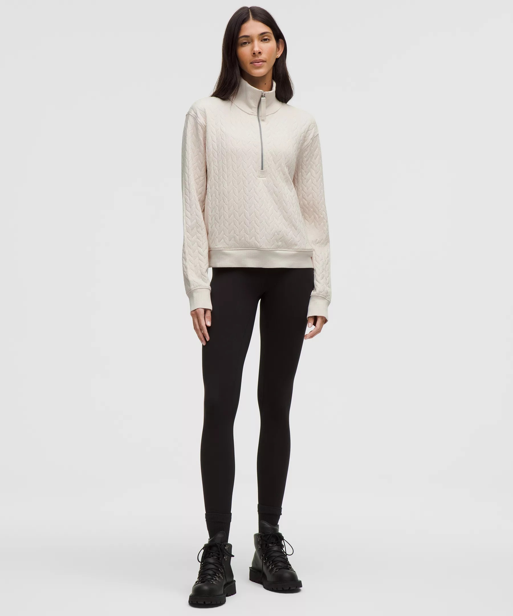 Engineered Warmth Cable-Knit Half Zip - 2