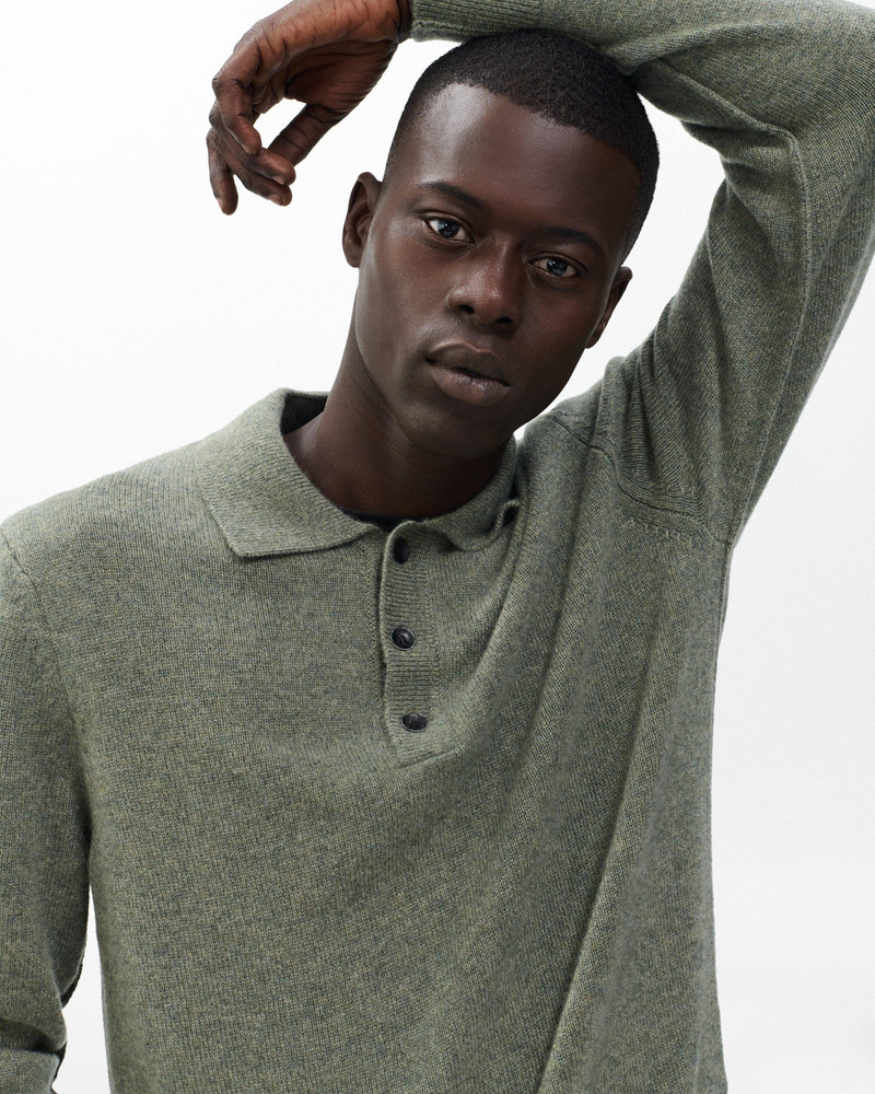 Declan Cashmere Polo Sweater 6
