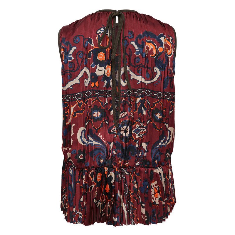 sacai Floral Print Pullover outlook