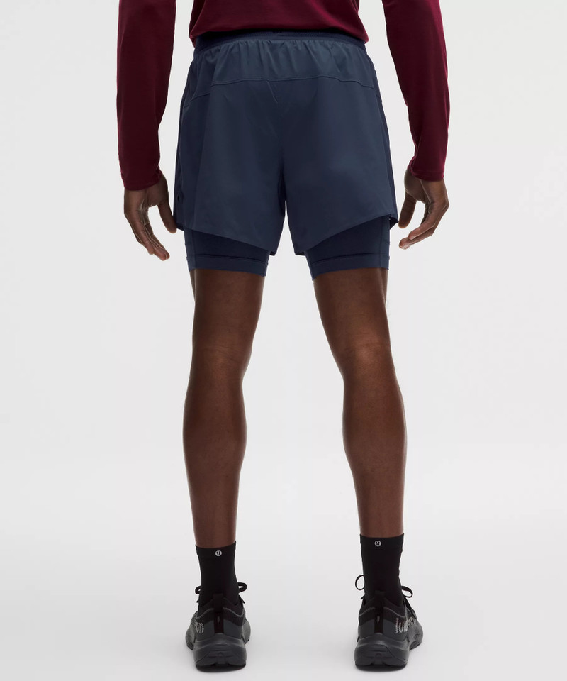 Perforated Lined Running Short 5" 3