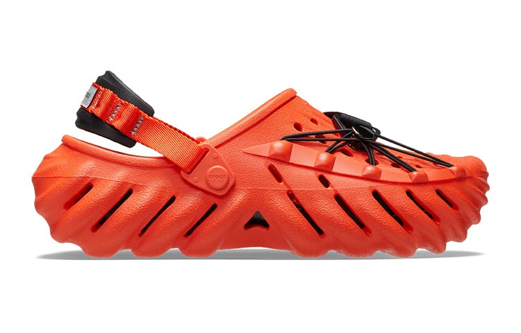 Crocs Echo Reflective Clogs 'Orange Black' 210004-84J - 2