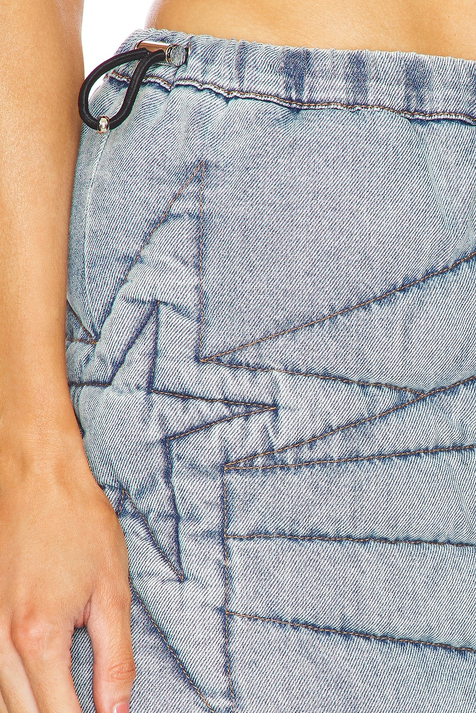 Quilted Mini Skirt - 7