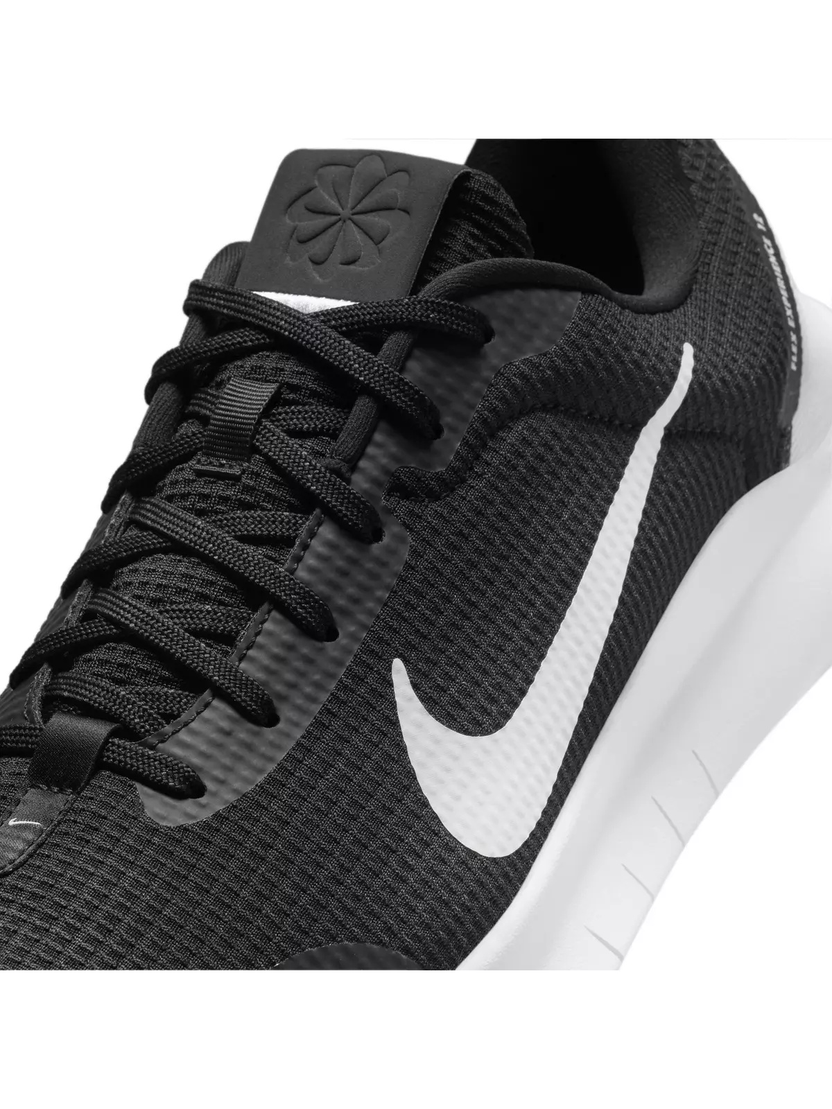 Flex Experience Run 12 "Black/Dark Smoke Grey/White" Men's Running Shoe - 7