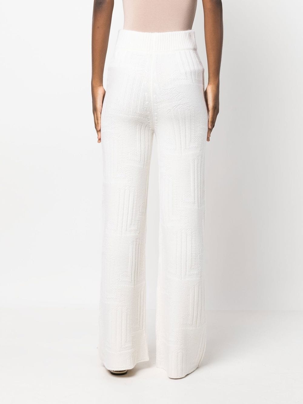 knitted cashmere trousers - 4