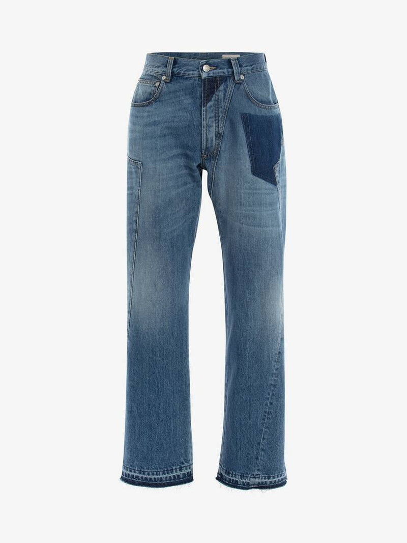 Reconstructed Jeans in Denim Blue 1