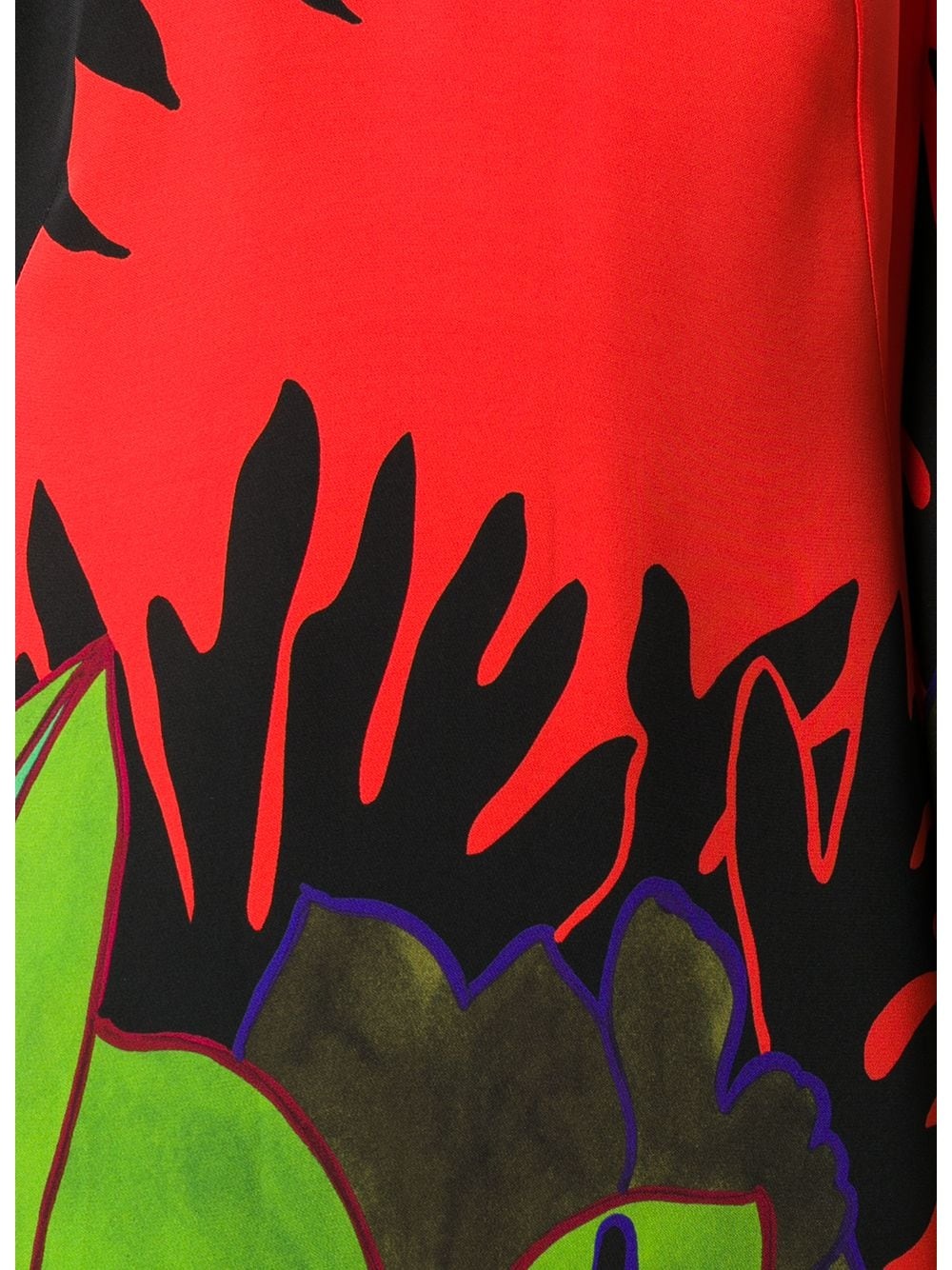 Monkey Forest print midi dress - 5