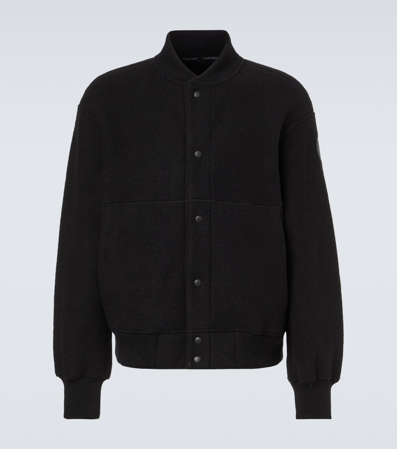 Hudson wool-blend bomber jacket 1