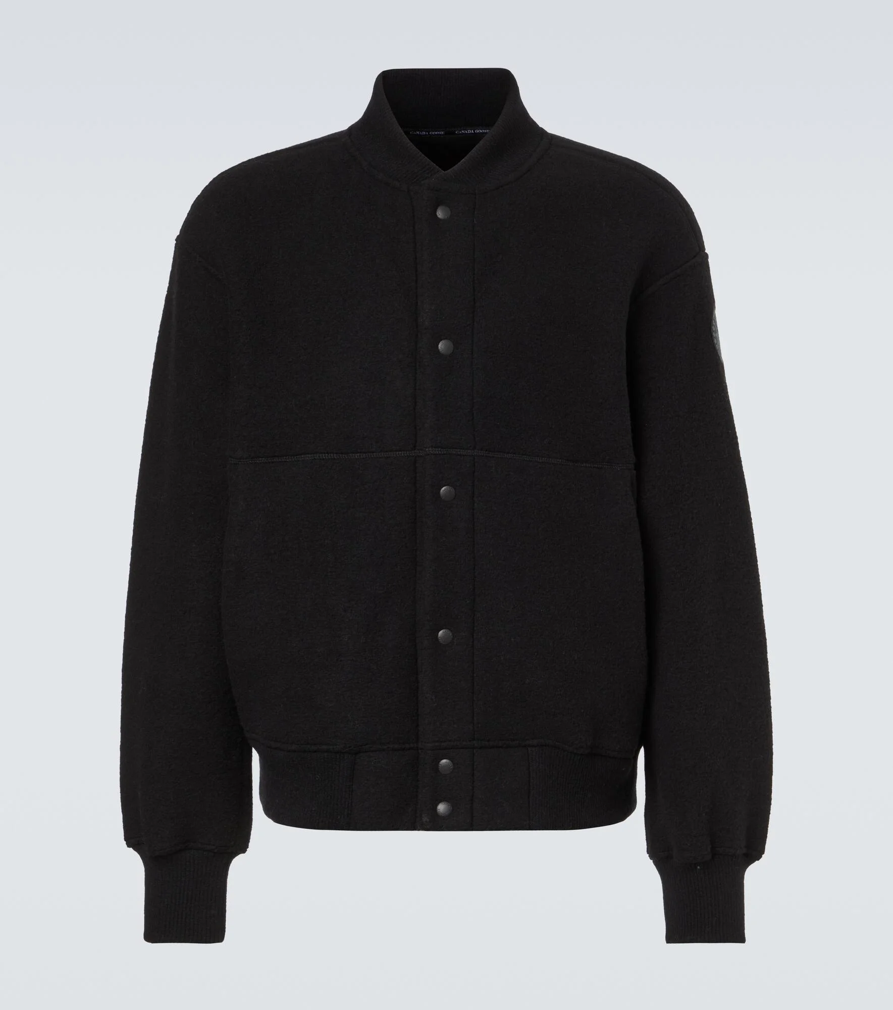 Hudson wool-blend bomber jacket - 1