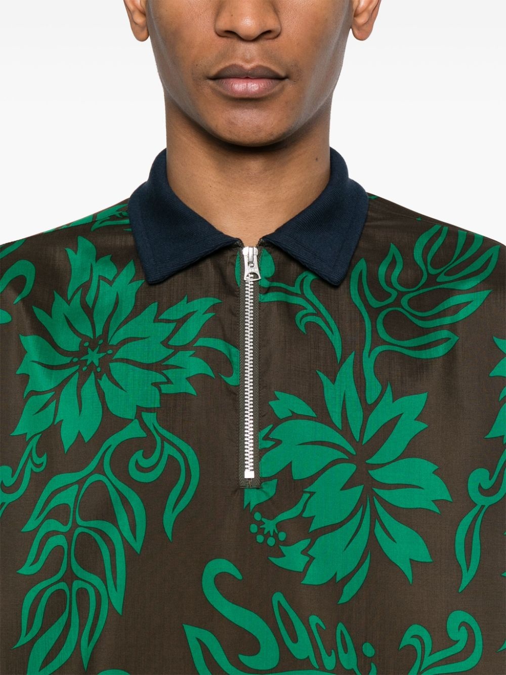 floral polo shirt - 5