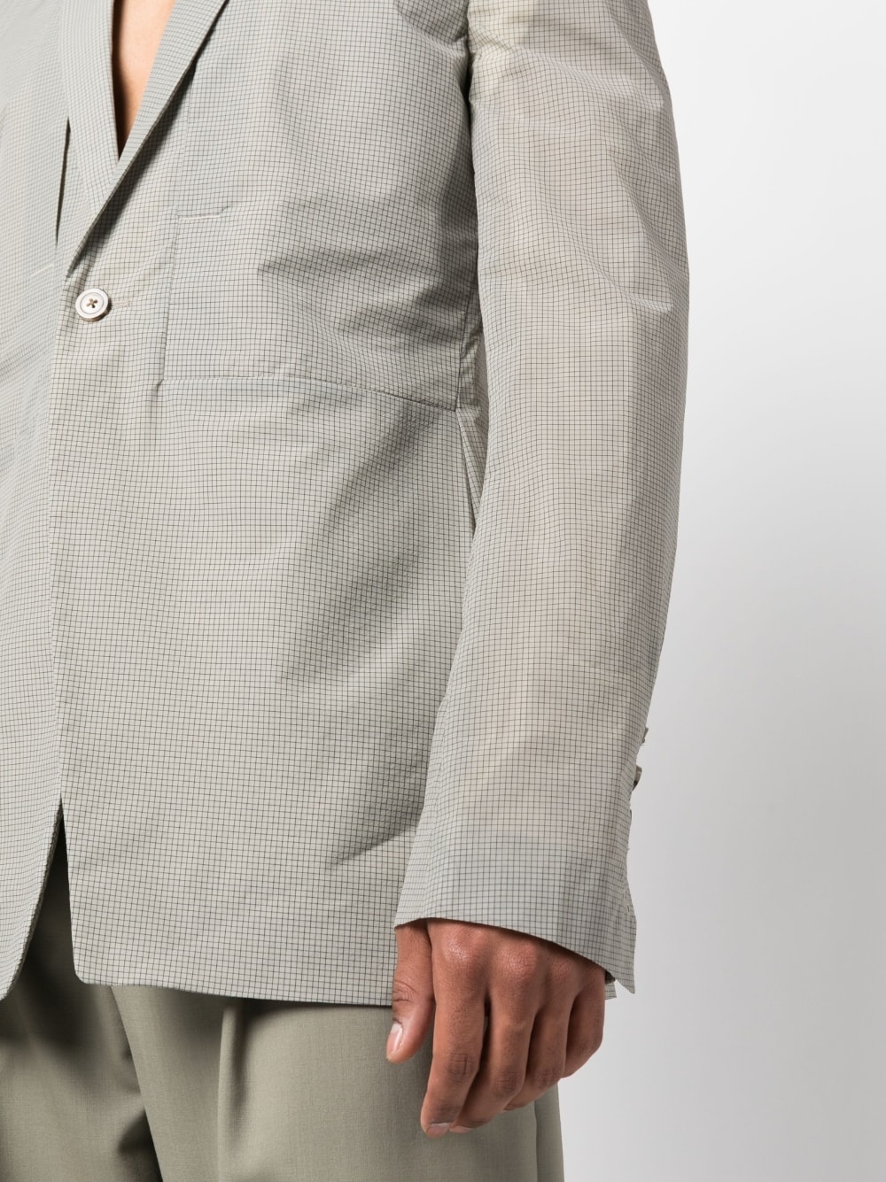 single-breasted blazer - 5