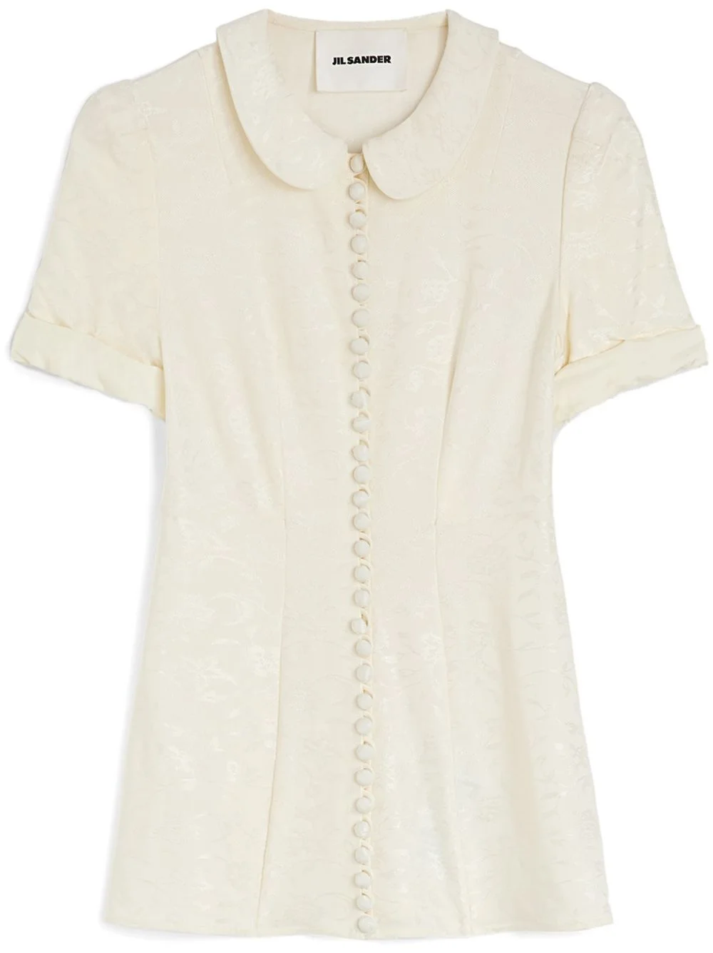 floral-jacquard shirt - 1