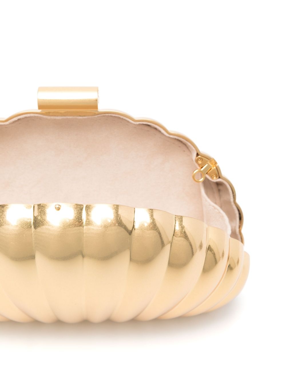 Monet shell-motif clutch bag - 4