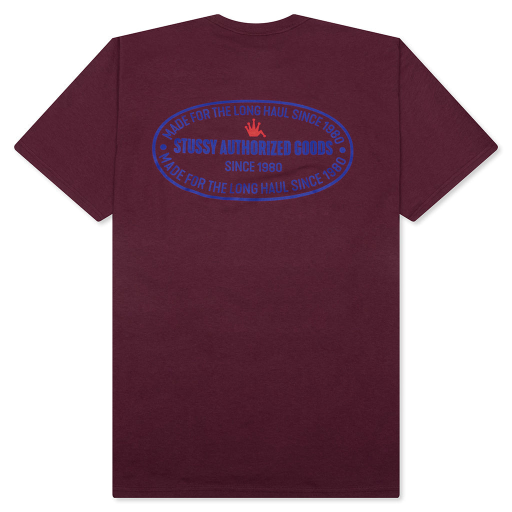 AUTHORIZED TEE - WINE - 2