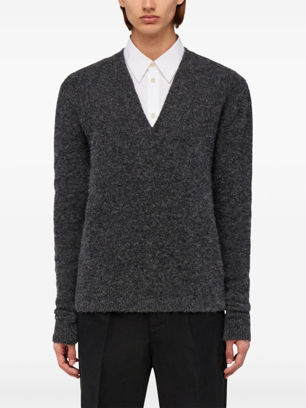 v-neck jumper - 3