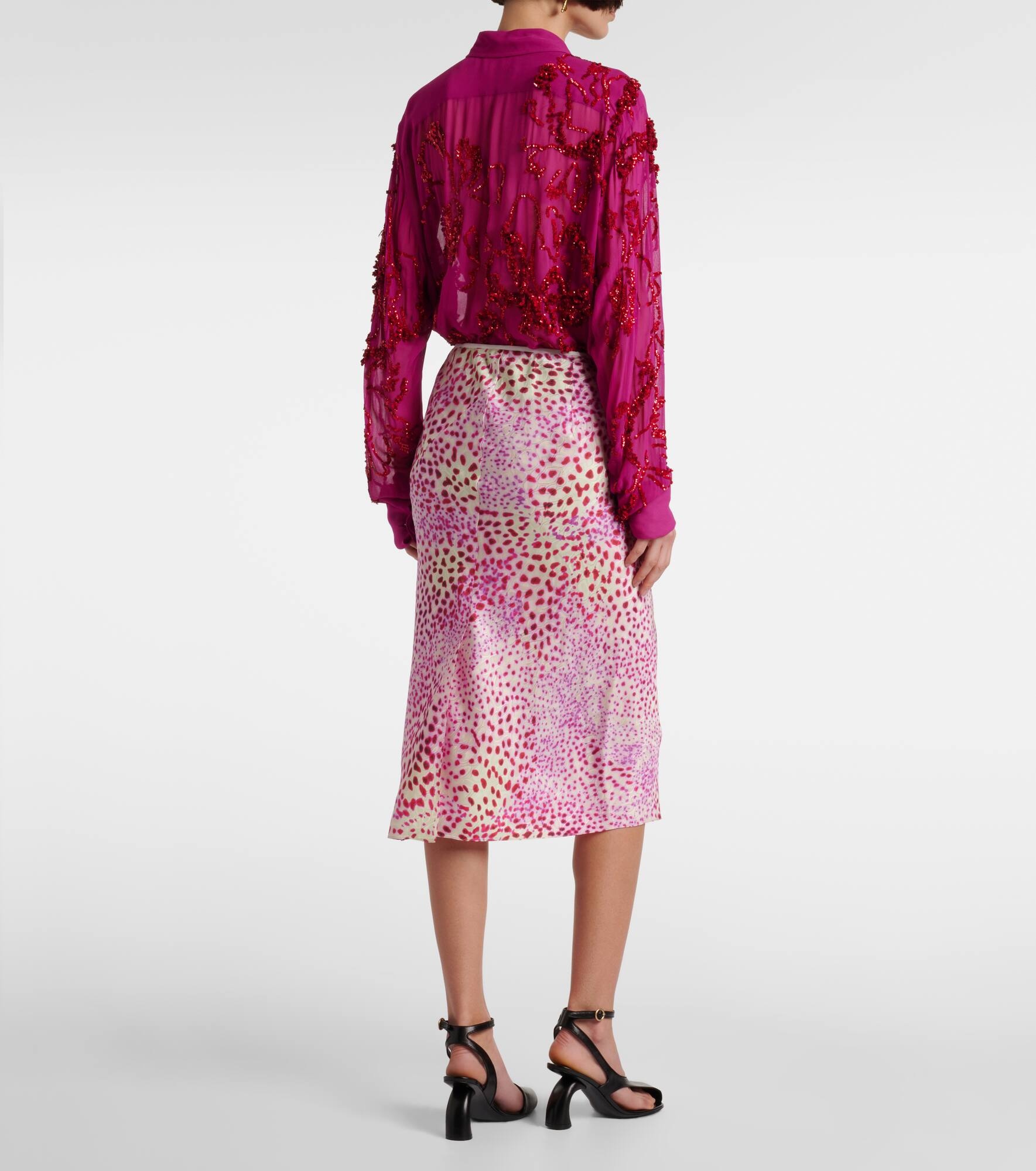 Printed midi skirt - 3