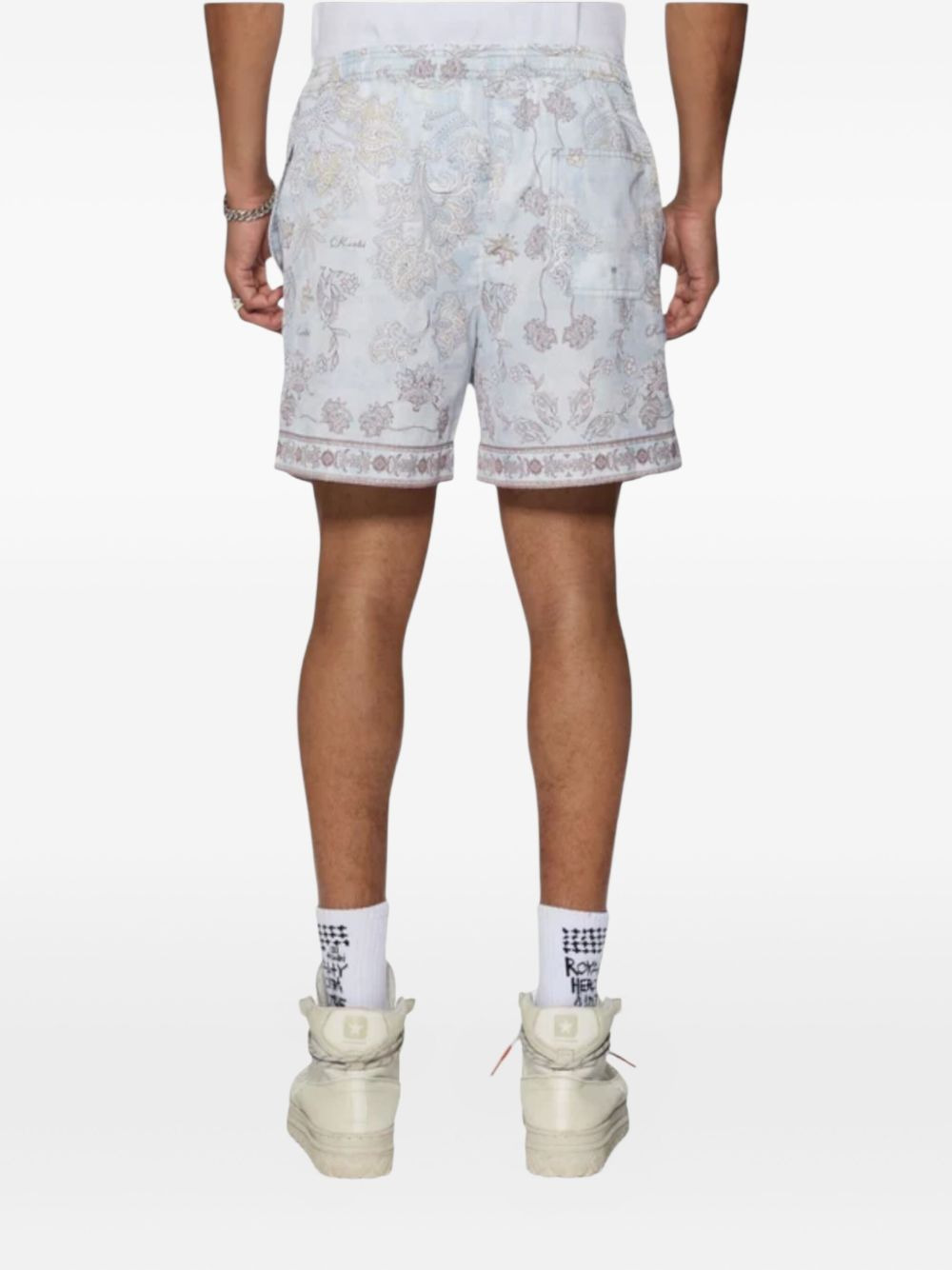 Eternity floral-print elasticated-waist shorts - 4
