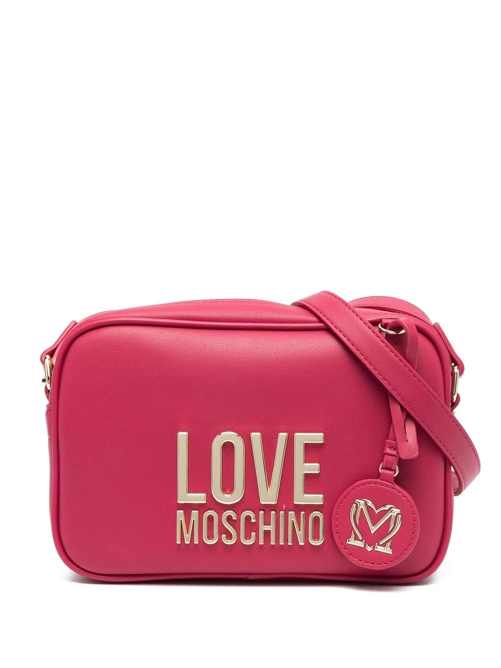 logo-plaque crossbody bag - 1