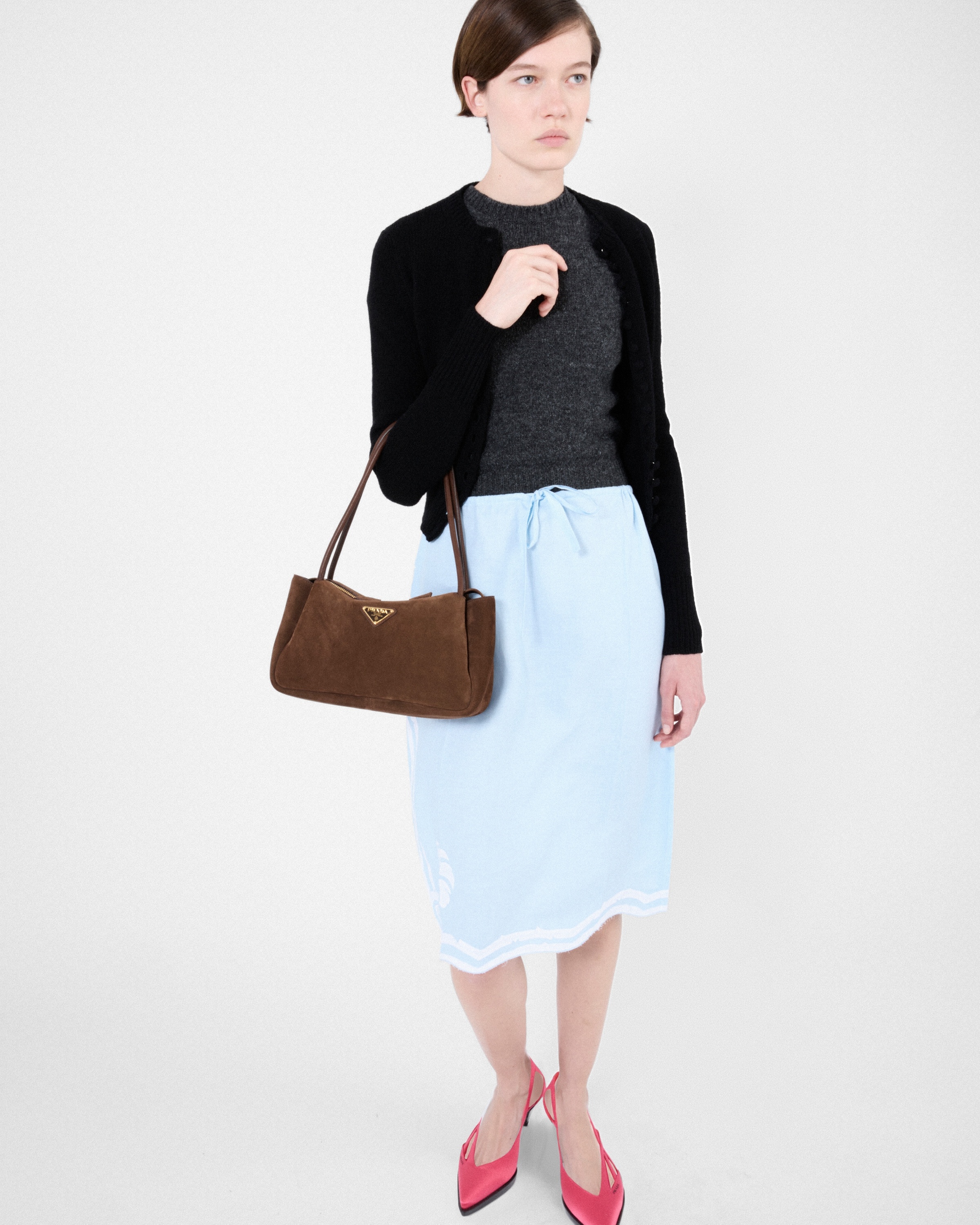 Short-sleeved cashmere sweater - 3