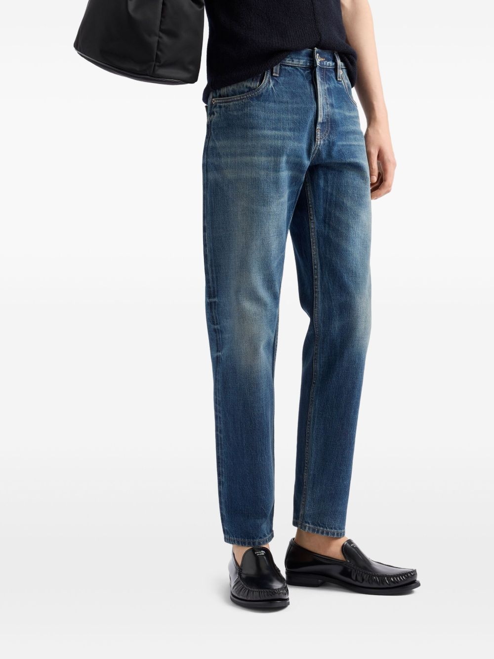 Selvedge straight-leg jeans - 4