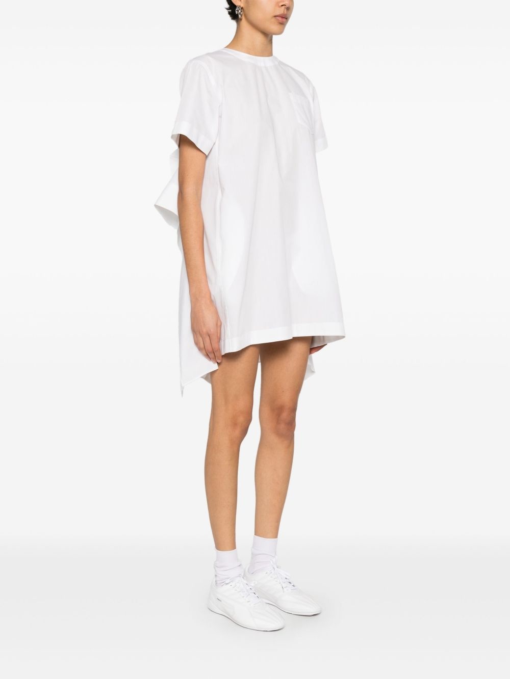 poplin mini dress - 4