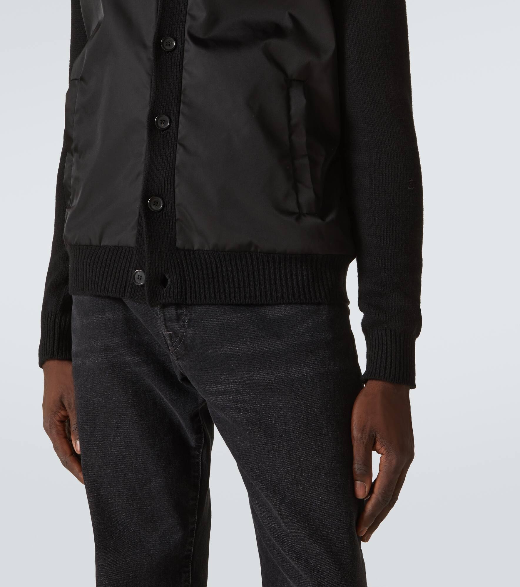Wool and cashmere cardigan - 6